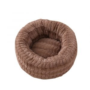 Circle Brown Cat Bed